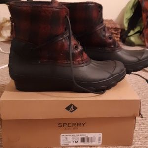 Sperry Saltwater Tide duck boots/Lumberjack